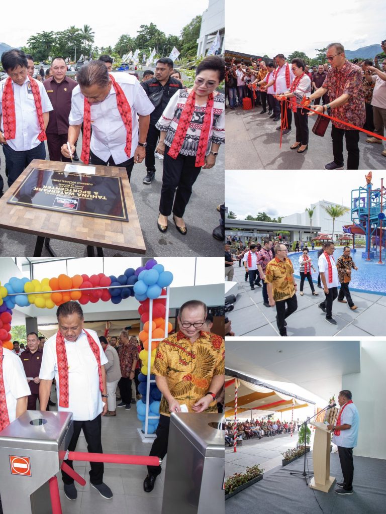 Terus Dukung Pariwisata di Sulut, Gubernur Olly Resmikan Tahuna Waterpark & ​​Sport Center