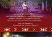 Pj Walikota Tutup Festival Seni Budaya dan Bazaar Kuliner IKMAN Kotamobagu.