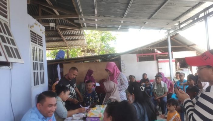 Baksos dr Zainuddin Wumu Bersama Warga Tontalete Melalui Pelayanan Pemeriksaan dan Pengobatan Gratis