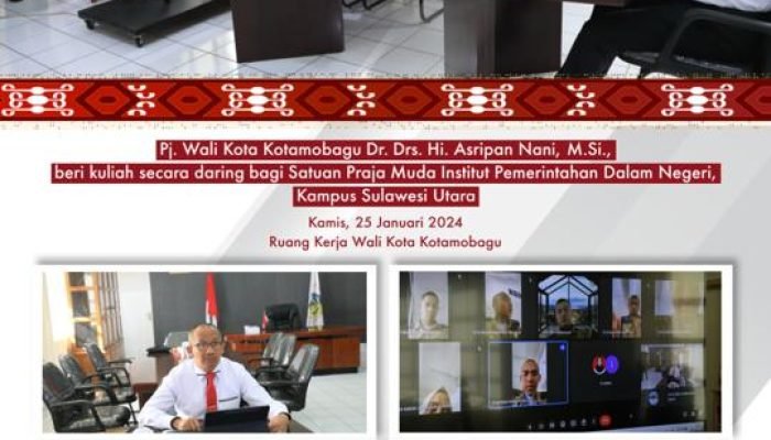 Satuan Praja Muda Institut Pemerintahan Dalam Negeri Kampus Sulut, Serap Kuliah Dari Asripan Nani.