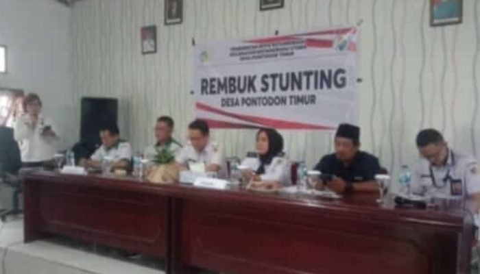 Sangadi Potim Ajak Masyarakat Lebih Berperan Aktif Cegah Stunting.