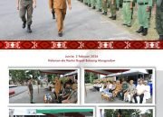 TNI dan Polri, Serta Satlinmas Kotamobagu Siap Bantu Amankan Pemilu 2024.