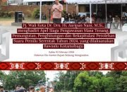 Apel Siaga Kesiapan Masa Tenang Pemilu Serentak 2024, Dihadiri PJ Wali Kota.