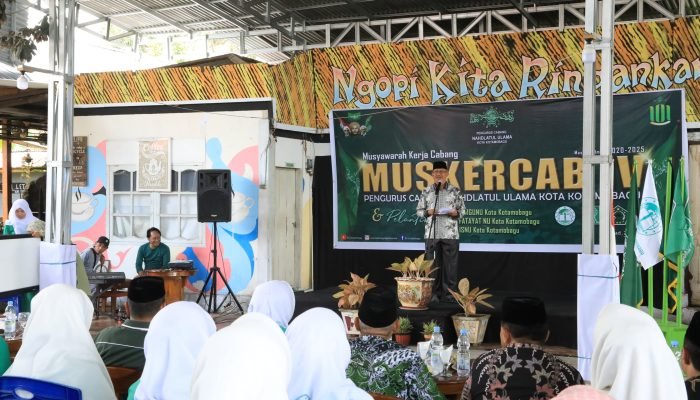 Pj Wali Kota Kotamobagu Membuka Resmi Musyawarah Kerja Cabang IV Pengurus Cabang NU Kotamobagu.