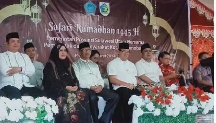 Ketua DPRD Kotamobagu Sambut Kunjungan Wagub Sulut Safari Ramadhan.