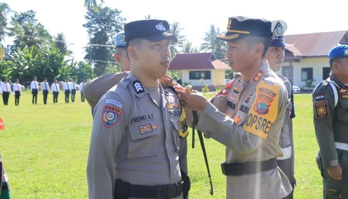 Kapolres Boltim Pimpin Apel Gelar Pasukan Operasi Ketupat Samrat 2024