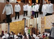 Sholat Isha Bareng Warga, Wapres Ma’aruf Amin Juga Beri Tausiyah Ramadhan di Masjid Awwal Fathul Mubien Manado