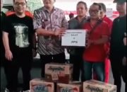Bersama Badan Penghubung Sulut, JIPS Berikan Bantuan Untuk Korban Erupsi Gunung Ruang Sitaro