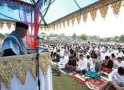 Pj Walikota Jadi Khatib Idul Fitri 1445 Hijriah di Kotamobagu.