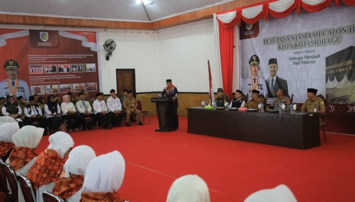 Selain Melepas 104, JCH Diberi Uang Transportasi Lokal, Oleh Pemkot Kotamobagu.