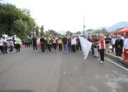 Pj Walikota Lepas Peserta Fun Run-Jalan Sehat HUT Kotamobagu ke 17.