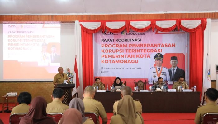 Asripan Nani MSi, Membuka Rapat Koordinasi Program Pemberantasan Korupsi Terintegrasi.