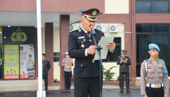 Pimpin Upacara Harla Pancasila 2024, Wakapolres Boltim Ajak Komponen Bangsa Tanamkan nilai-nilai Pancasila