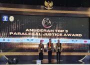 Perwakilan Kemenkumham Sulut Raih Peringkat Tiga Ajang Paralegal Justice Award 2024