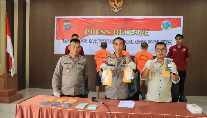 Polres Boltim Limpahkan Berkas Perkara Kasus Sabu ke Kejari Kotamobagu
