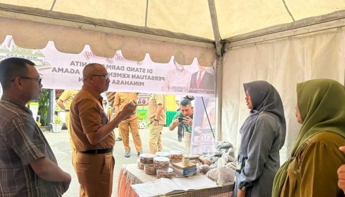 Pj Walikota Kotamobagu Tinjau Stand Pameran UMKM-Lomba MTQ Sulut.
