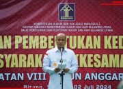 Diklat Kesamaptaan Angk VIII, Resmi dibuka Plh. KaKanwil Kemenkumham Sulut