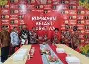 Didampingi Petugas Kanwil, Hardiman Giat Studi Tiru di Rupbasan Surabaya