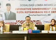 Lomba Inovasi Daerah IGA 2024 Mulai Bergulir, Ini Pesan Sekda Kotamobagu Sofyan Mokoginta.