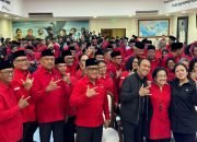 Pengurus DPP PDIP Dilantik Megawati Soekarnoputri, Olly Dondokambey Kokoh Jabat Bendum