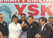 Viktor Mailangkay Serahkan Rekomendasi Dukungan Partai Nasdem Untuk  Cagub Sulut Yulius Stevanus