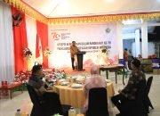 Momen Malam Resepsi Kenegaraan Pada HUT ke 79 Kemerdekaan RI di Rudis Wali Kota.