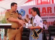 Wagub Kandouw Buka Gelar Karya dan Job Fair di SMKN 1 Tomohon