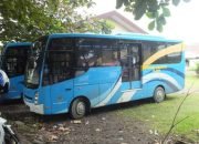 Bus Dishub Kotamobagu Mulai Beroperasi Jemput dan Antar Pulang Siswa-Siswi.
