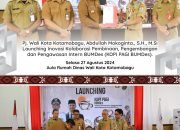 PJ Wali Kota Launching Inovasi Kolaborasi Pembinaan, Pengembangan dan Pengawasan Intern KOPI PAGI BUMDes.