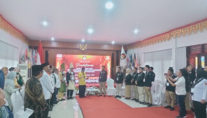 KPU Kota Kotamobagu, Terima Pendaftaran Bakal Calon Wali Kota dan Wakil. Statusnya Masih Diverifikasi.