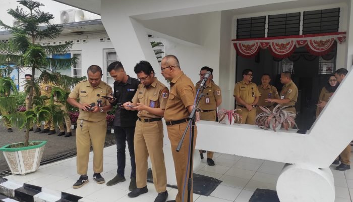 Asripan Nani Sidak Aplikasi Judi Online Dalam Handphone ASN Pemkot, Hal Ini, Tak Bersambung Usai Apel!
