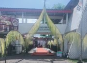 Kantor KPU Kotamobagu Bernuansa Lapi’-Lapi’ Motif Kabela’. Dihari Pertama, Belum Ada Calon Yang Mendaftar.