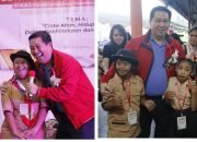 Wagub Kandouw Bersama Istri Jumpai dan Sapa Peserta Perkemahan SLB se-Sulut