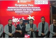 Diikut 4 Bapaslon Wali-Wawali, KPU Manado Resmi Tutup Tahapan Pendaftaran