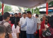 Hadiri Ibadah Syukur HUT Ke-88 Desa Sawangan, ODSK Disambut Antusias Warga