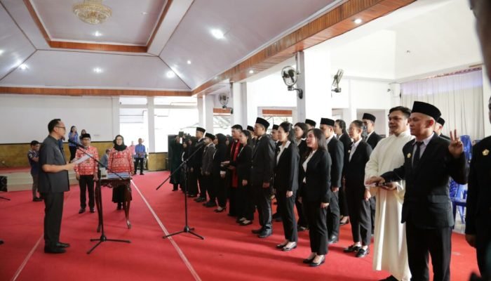 Sofyan Mokoginta Ingatkan Profesionalisme, Etika dan Integritas, Dalam Agenda Pelantikan Auditor Ahli Pertama.