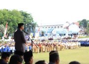 Sekda Kotamobagu Pimpin Upacara Peringatan HUT ke-60 Provinsi Sulut dan Harhubnas.