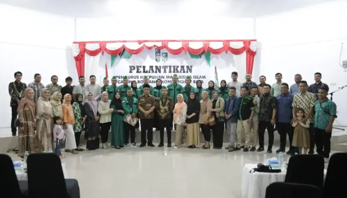 Pj Wali Kota Abdullah Mokoginta Hadiri Pelantikan Pengurus HMI Cabang BMR Periode 2024-2025.