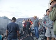 Abdullah Mokoginta Tinjau Lokasi Kebakaran, Dinsos Lekas Salurkan Bantuan.