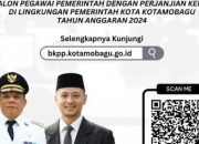 Pemkot Kotamobagu Buka Seleksi 751 Formasi PPPK 2024.