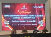 KPU Sulut Bersama Forward Diskusi Kondisi Politik Jelang Pilkada 2024