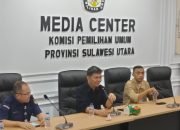 Kenly Poluan Resmikan Renovasi Media Center KPU Provinsi Sulut