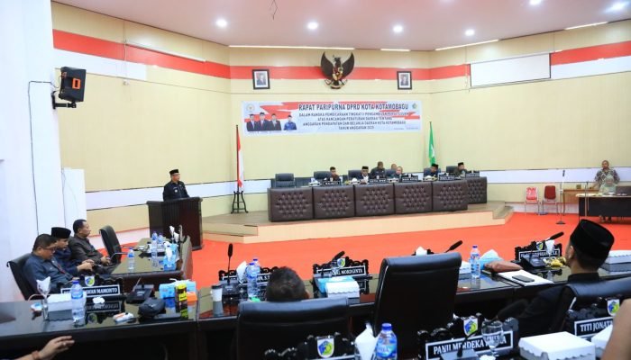 PJ Wali Kota Hadiri Rapat Paripurna DPRD Kotamobagu?