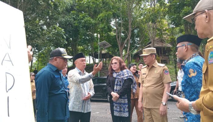Wakil Bupati Argo Dampingi Wagub Sulut Tinjau Destinasi Wisata Danau Moaat