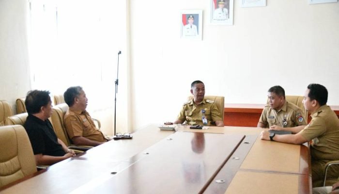Bupati Boltim Terima Kunjungan Dinas PUPR Provinsi Sulut Bahas Rekontruksi Jalan Lanut