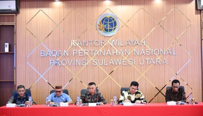 Wabup Argo Samaiku Kunjungi Kanwil BPN Provinsi Sulut Membahas Status Lahan HGU di Boltim