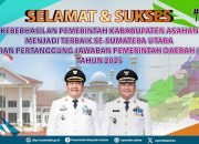 Pemkab Asahan LPPD Terbaik Se-Sumatera Utara