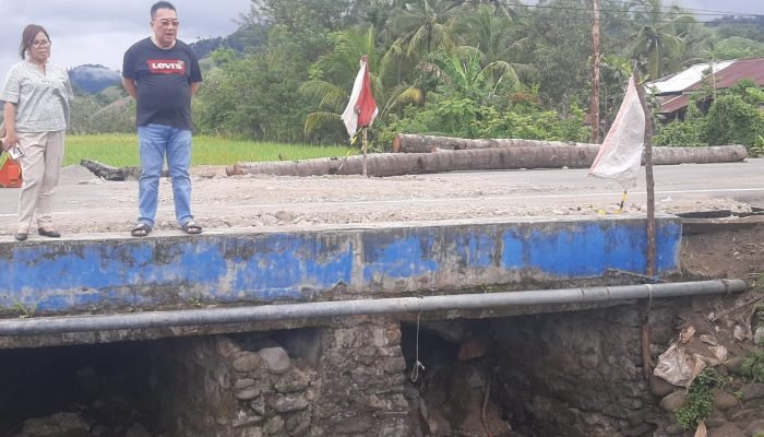 Penanganan Jalan Ambruk di Lolak, Yongkie Limen Apresiasi BPJN