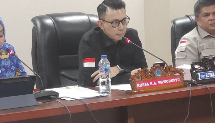 Rhesa Waworuntu Pimpin Hearing Komisi I Bersama BPN Sulut Bahas Permasalahan Tanah