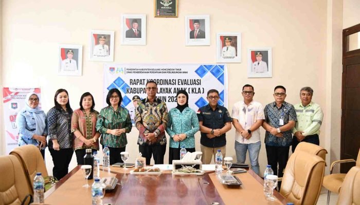 DP3A Provinsi Boltim Gelar Rakor Evaluasi KLA Tahun 2024